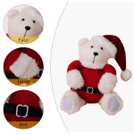 Plüsch Bär Puppe Weihnachten Ornamente Nette Puppe Dekorationen Weihnachten Kinder Geschenke, Sitting Bear – Bild 3