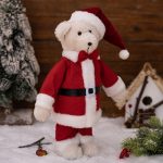 Plüschbär Puppe Weihnachtsschmuck Kinder Weihnachtsgeschenk Puppen, Standing Bear – Bild 5