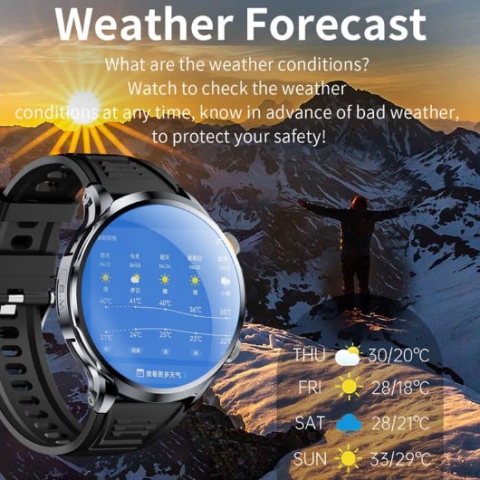 H18 Ultradünne 1,95-Zoll-Plug-In-Telefon-Smartwatch mit rundem Kugelbildschirm, 32G – Bild 21