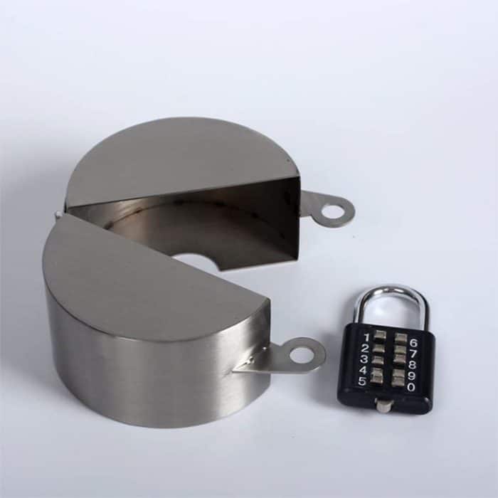 Kombinationsschlosssystem für Außenwasserhähne mit Abdeckung zur Verhinderung von Wasserdiebstahl – Bild 4