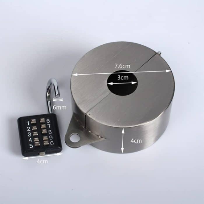 Kombinationsschlosssystem für Außenwasserhähne mit Abdeckung zur Verhinderung von Wasserdiebstahl – Bild 5