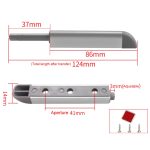 Magnetischer Selbst-Rebounder für Schranktüren, Schubladen, unsichtbare Presse, Federtüröffner – Bild 4