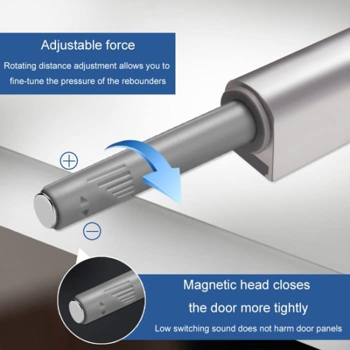 Magnetischer Selbst-Rebounder für Schranktüren, Schubladen, unsichtbare Presse, Federtüröffner – Bild 7