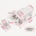 Schranktürschließer mit selbstsperrender, versteckter Schubladen-/Schranktürschließer – Bild 4