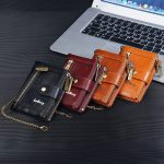 Baellerry D3261 Retro Multi-Kartensteckplatz Doppelreißverschluss Kurze Geldbörse Münzbörse – Bild 9