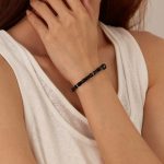 Personalisiertes Bambus-Design-Schmuck-Edelstahlarmband – Bild 5