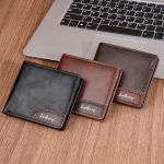 Baellerry D2405 Retro Zweifach gefaltete Herren Geldbörse mit kurzem Reißverschluss – Bild 7