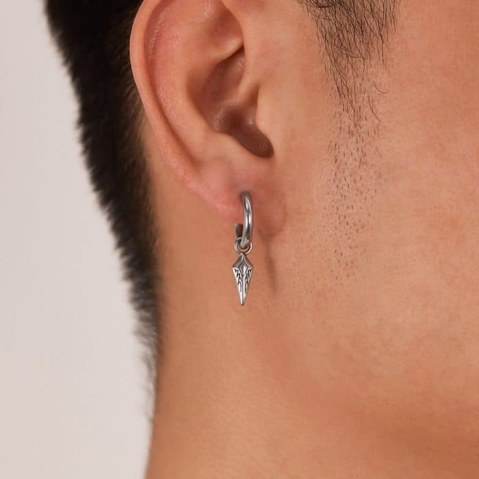 1 Paar personalisierte Vintage Edelstahl Ohrringe – Bild 4