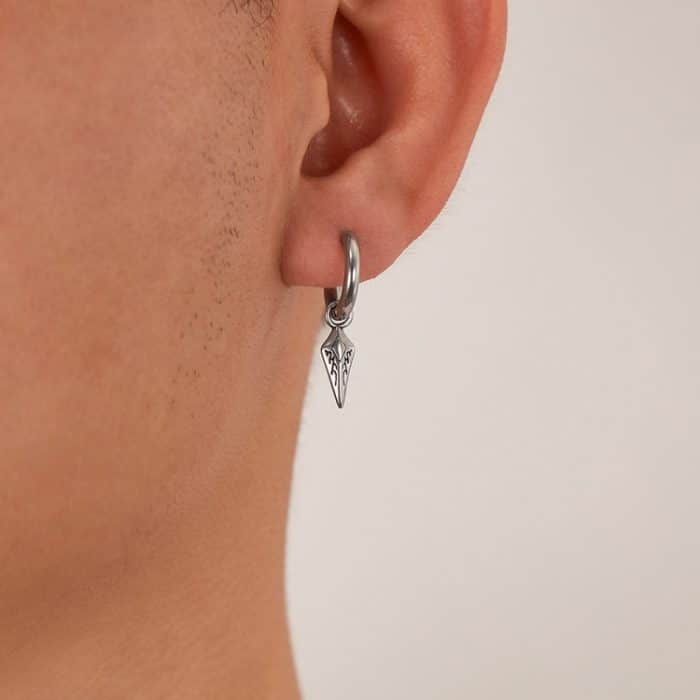 1 Paar personalisierte Vintage Edelstahl Ohrringe – Bild 5