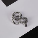 1 Paar personalisierte Vintage Ohrringe aus Edelstahl mit Mondanhänger – Bild 2