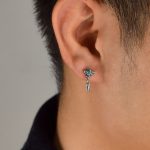 1 Paar Ohrringe aus Edelstahl mit Adlerfedern – Bild 4