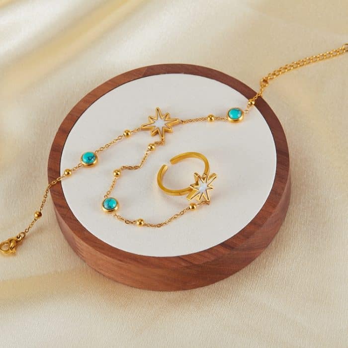 2-in-1-Armband mit integriertem Edelstahlring – Bild 4