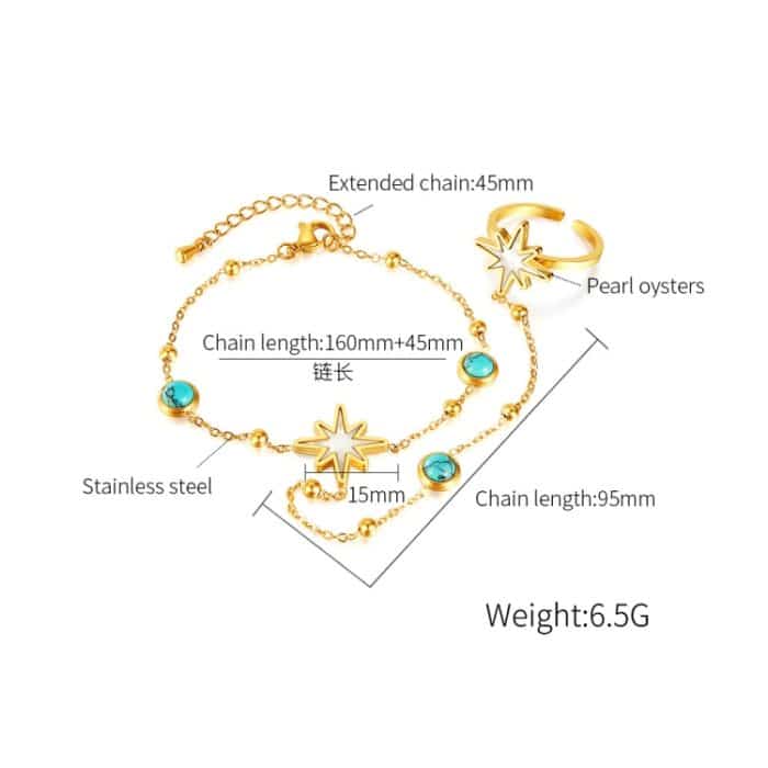 2-in-1-Armband mit integriertem Edelstahlring – Bild 7