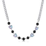 Personalisierte Schmetterlingslegierung Anhänger Einfache Edelstahl Halskette