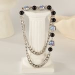 Personalisierte Schmetterlingslegierung Anhänger Einfache Edelstahl Halskette – Bild 2