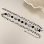 Personalisierte Schmetterlingslegierung Anhänger Einfache Edelstahl Halskette – Bild 3