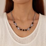 Personalisierte Schmetterlingslegierung Anhänger Einfache Edelstahl Halskette – Bild 6