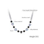 Personalisierte Schmetterlingslegierung Anhänger Einfache Edelstahl Halskette – Bild 8