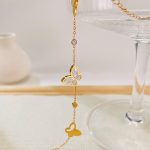 OPK GS1568 Edelstahl-Armband mit hohlem Schmetterling und Zirkonia – Bild 4