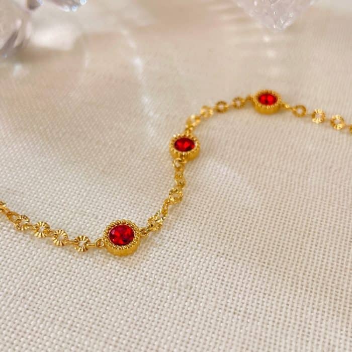 OPK GS1566 Einfaches Edelstahl-Accessoire Zirkonia Temperament Armband – Bild 3