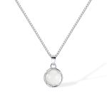 Runder Kupferanhänger mit Edelstahlkette