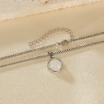 Runder Kupferanhänger mit Edelstahlkette – Bild 3