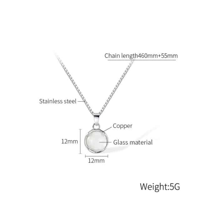Runder Kupferanhänger mit Edelstahlkette – Bild 6