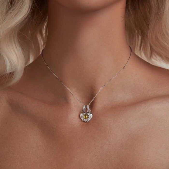 S925 Sterling Silber DIY Abnehmbarer Sonne Mond Herz Anhänger – Bild 8