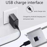 Locstar C85 Smart Fingerprint Wiederaufladbare Vorhängeschloss Wasserdicht Morse Code Notfall Entriegelung – Bild 6