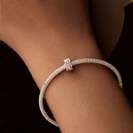 S925 Sterling Silber Farbverlauf Kirschblüte DIY Spacer Perlen – Bild 5