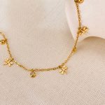 OPK GZ189 Fußkettchen mit Libellen-Anhänger aus Edelstahl – Bild 3