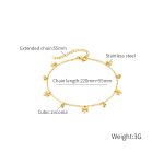 OPK GZ189 Fußkettchen mit Libellen-Anhänger aus Edelstahl – Bild 7