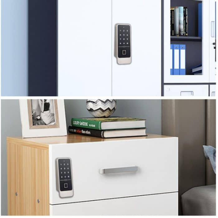 Locstar F8 Elektronisches Schrankschloss Schlüsselloses Passwort Intelligente Kartenentsperrung, Fingerprint Version, Basic Version – Bild 7