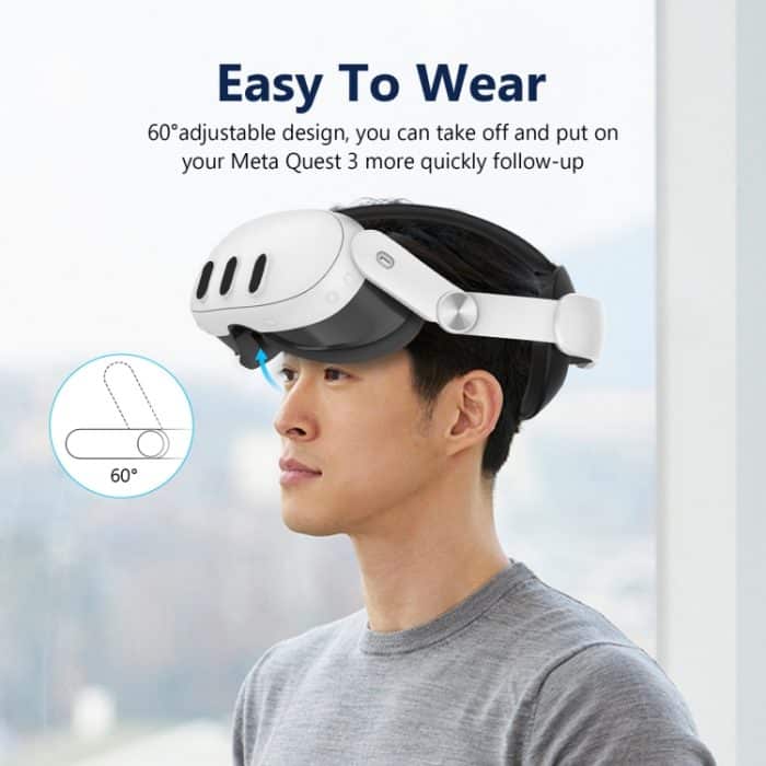 Für Meta Quest 3 VR Headset Komfort Schwamm Kopfband Ersatzteile – Bild 8