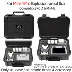 Für DJI Mini 4 Pro / Mini 3 Pro Drohnenkoffer Explosionsgeschützte Box Kompatibel mit RC & RC 2, RC-N1 & RC-N2, Style 1 – Bild 2