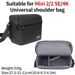 Für DJI Mini 4K/Mini 2 SE/Mini 2 Tragbare wasserdichte Umhängetasche Messenger Bag, Mini 4K  Black – Bild 2