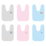Kinder Waschen Handtuch Bürsten Baby Lätzchen Nicht Neoprenanzug Multifunktionale Gesichts Waschen Handtuch, Gray Plane, Gray Elephant, Blue Car, Blue Whale, Pink Octopus, Pink Bunny – Bild 3