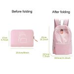 Leichte Sport-Bergsteigertasche Tragbarer, zusammenklappbarer Doppelschulter-Rucksack – Bild 3