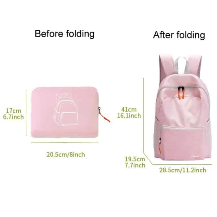 Leichte Sport-Bergsteigertasche Tragbarer, zusammenklappbarer Doppelschulter-Rucksack – Bild 3