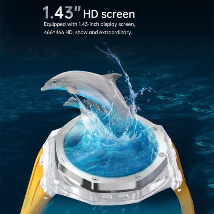 WS-37 1,43-Zoll-AMOLED IP67 wasserdichte Smart Watch mit Gesundheitsüberwachung und Bluetooth-Anruf – Bild 8