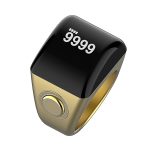 Equantu Smart Bluetooth Fingerzähler Muslimischer Gebetszeit-Erinnerungsring, Gold 18mm, Black 18mm, Silver 18mm, Gold 20mm, Black 20mm, Silver 20mm, Gold 22mm, Black 22mm, Silver 22mm