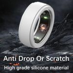 Für Samsung Galaxy Ring / Oura Ring Silikonhülle in Volltonfarbe, kratzfeste Hülle, S, M – Bild 4