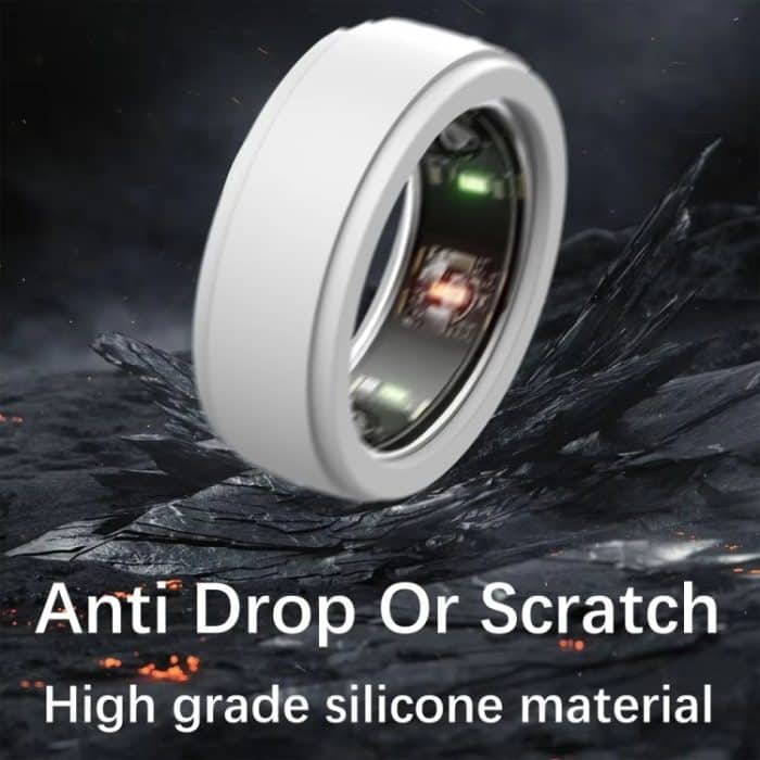 Für Samsung Galaxy Ring / Oura Ring Silikonhülle in Volltonfarbe, kratzfeste Hülle, S, M – Bild 4