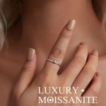 MSR058 S925 Sterling Silber Mossian Stein Ring Platin Beschichtung Ring – Bild 5