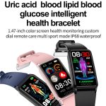 Harnsäure Blutfett Nichtinvasive Blutzucker Herzfrequenz Sauerstoff Temperatur Überwachung Smart Gesunde Sport Armband – Bild 2