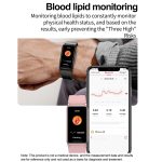 Harnsäure Blutfett Nichtinvasive Blutzucker Herzfrequenz Sauerstoff Temperatur Überwachung Smart Gesunde Sport Armband – Bild 8