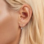 S925 Sterling Silber Platinierte Moissanit Ohrclip Ohrringe – Bild 6