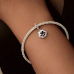 S925 Sterling Silber Platin plattiert Niedliche Katzenklaue Leuchtender Anhänger – Bild 6