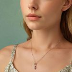 S925 Sterling Silber plattiert Platin Fantasy Mond süße Katze Anhänger – Bild 8