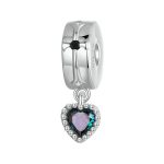 S925 Sterling Silber Platinierte Fantasy Love Perlen Schmuck Anhänger